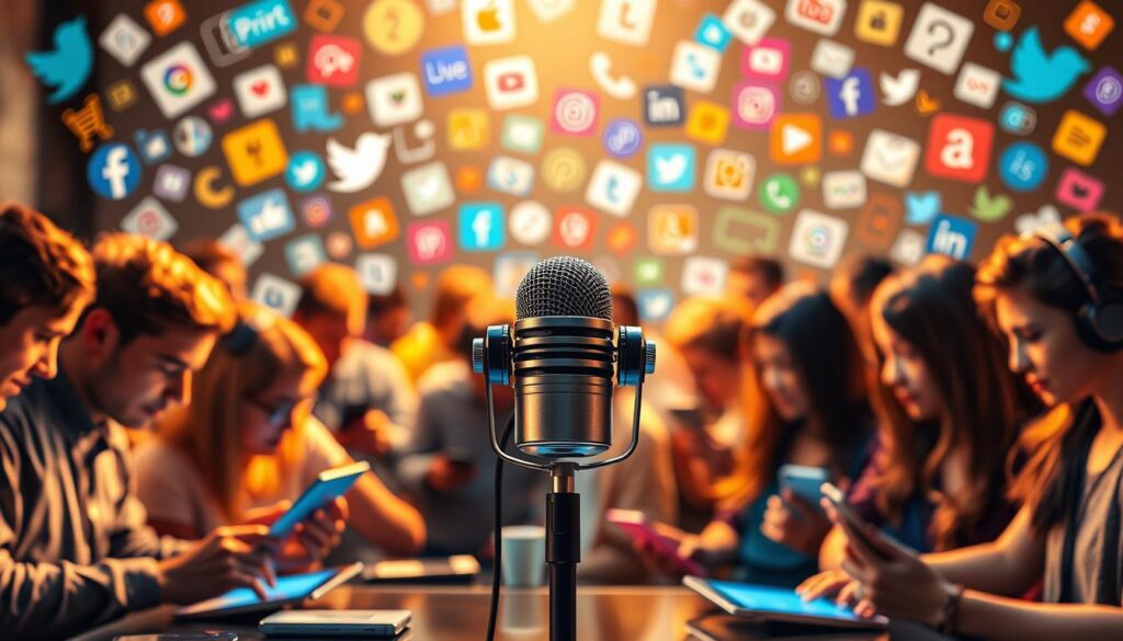 social media and podcast opportunities