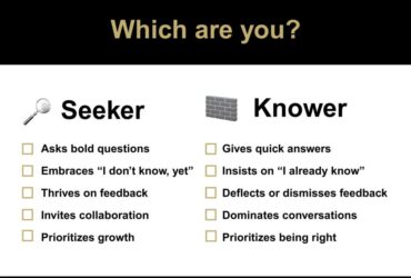 Seeker vs Knower - Brenda Bence