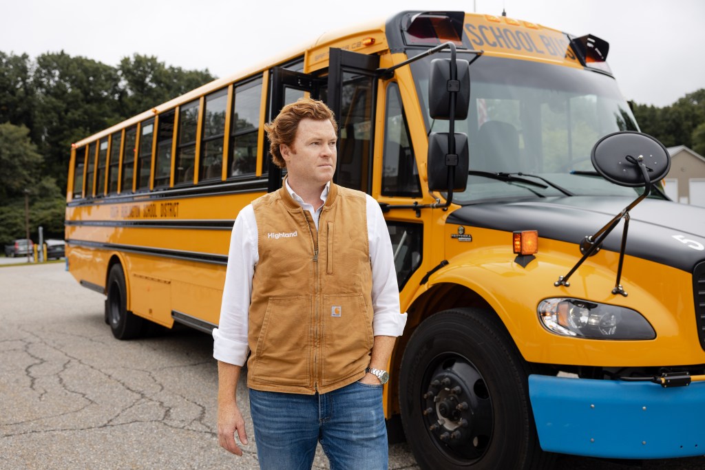 Dad's $50M Business Fixes School Bus Issue: Highland Electric